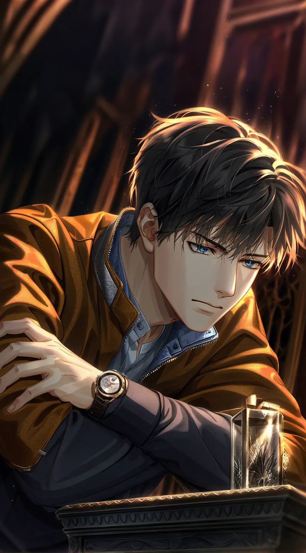 ai character: The Reluctant Acquaintance background