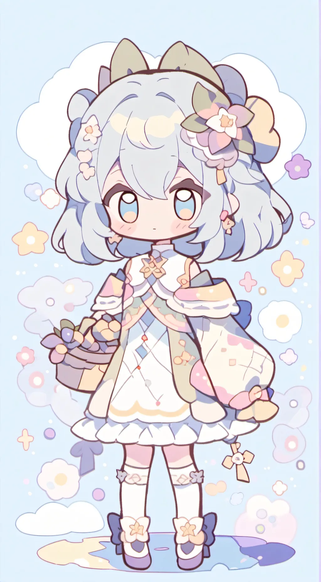 ai character: Glisten or smh idk background