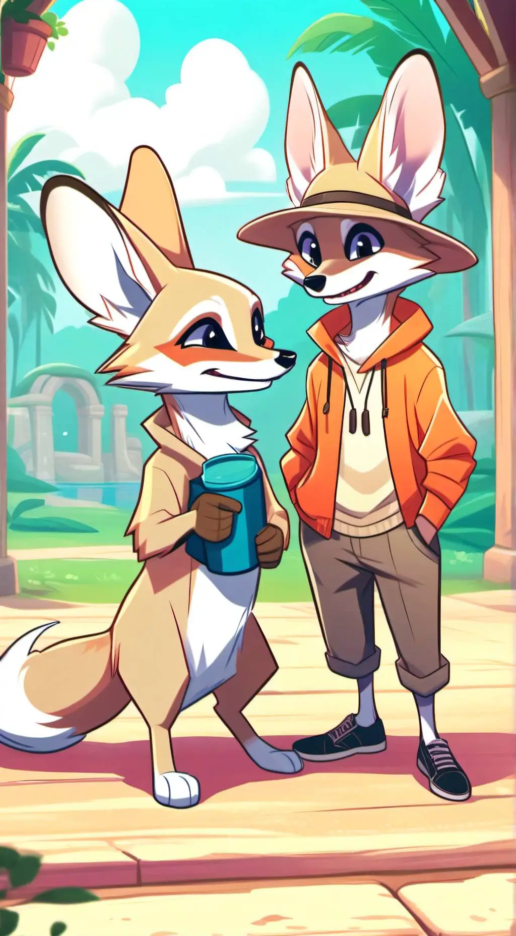 ai character: zee eeks playdate background