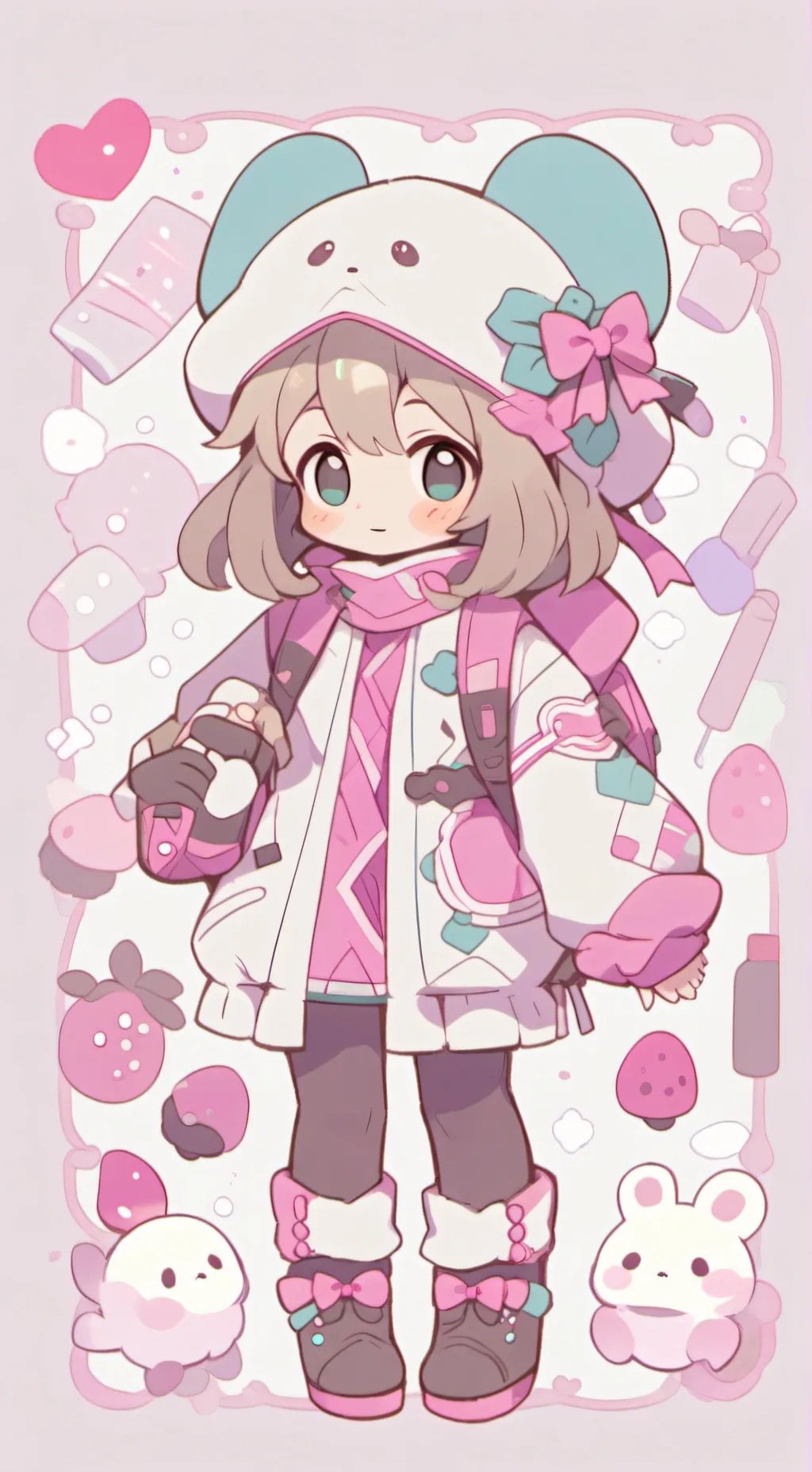 ai character: mha gatitos background