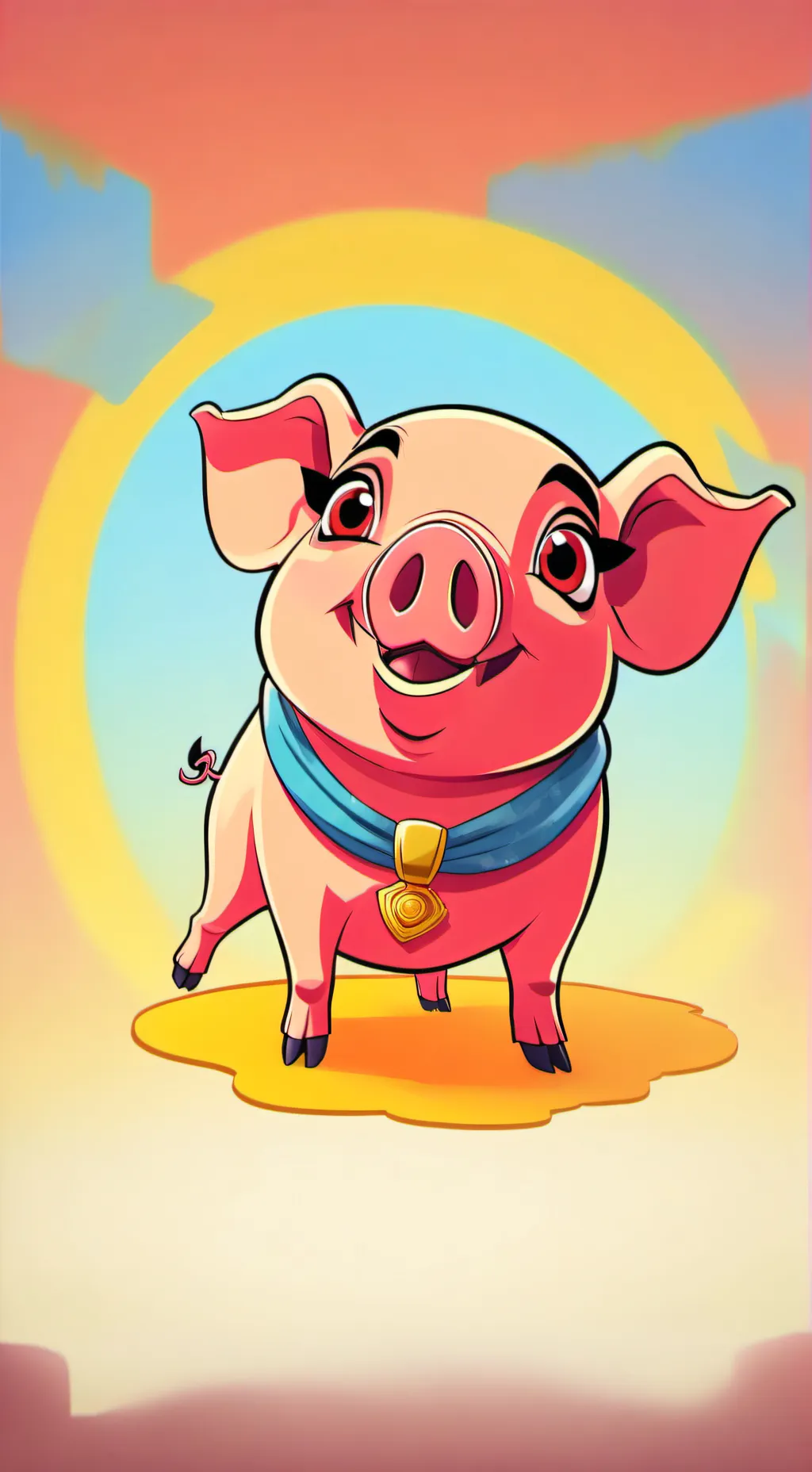 ai character: piggy roblox background