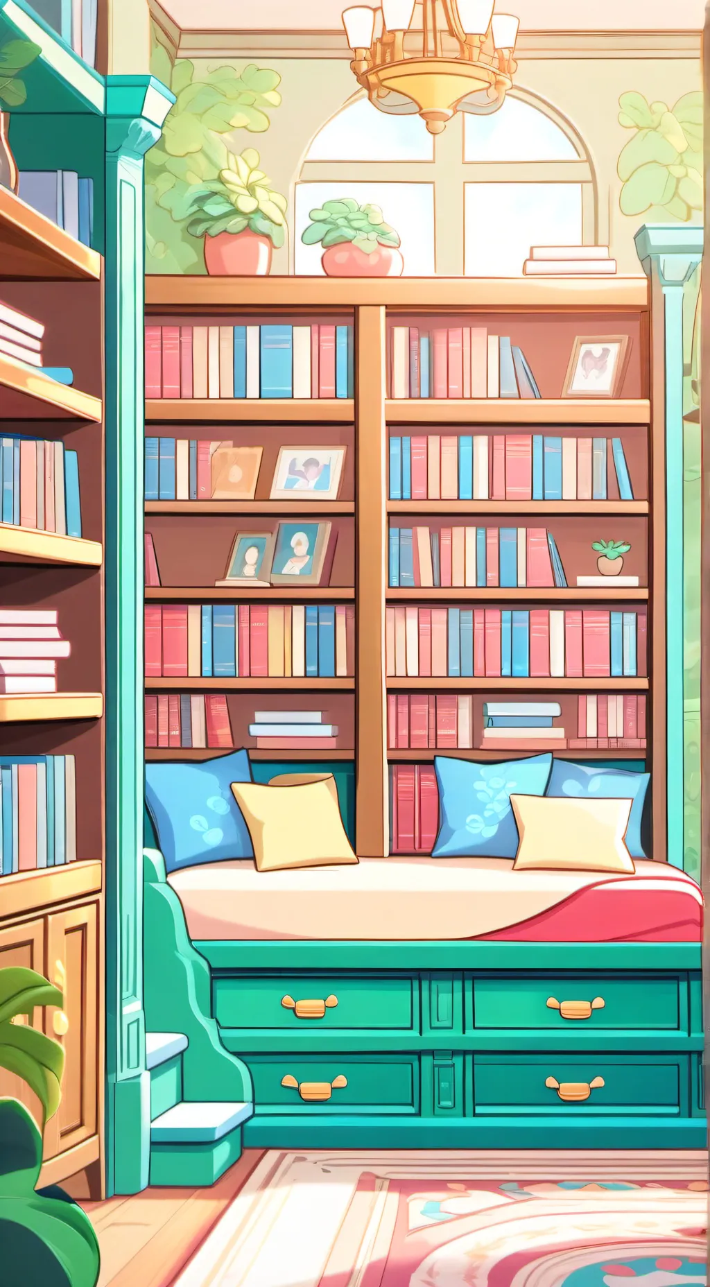 ai character: MHA book fair background