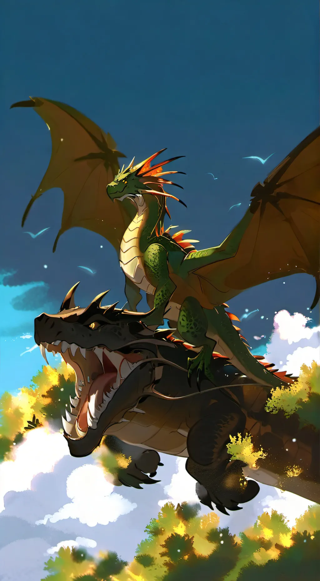 ai character: turtle x umber background