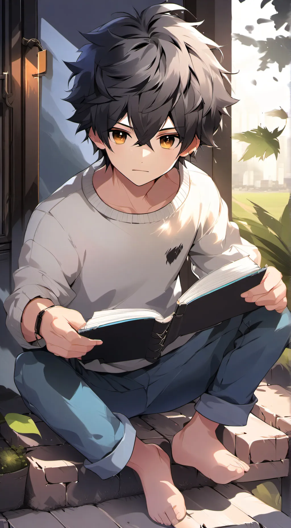 ai character: D.N. What if? background