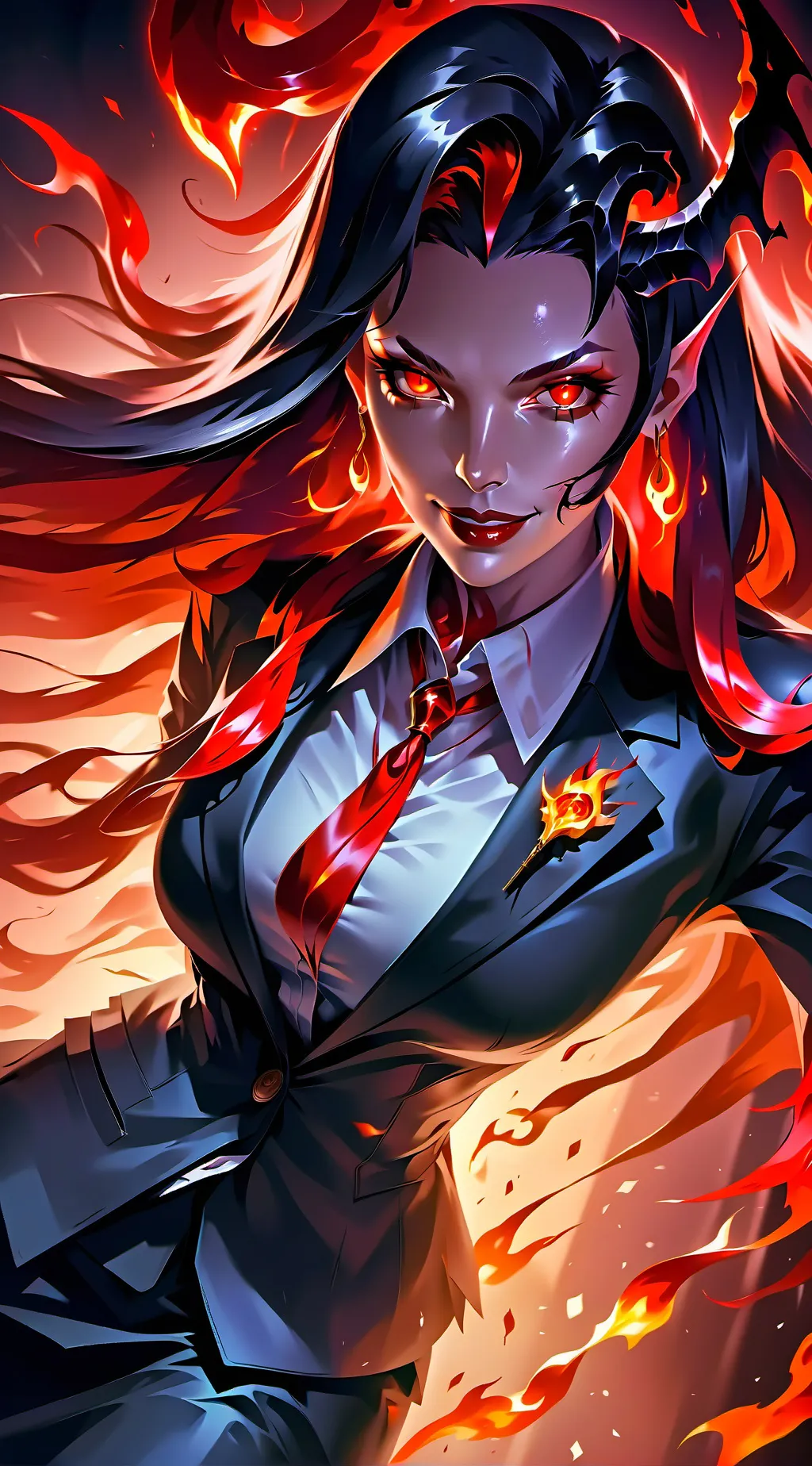 ai character: Demon Meru background