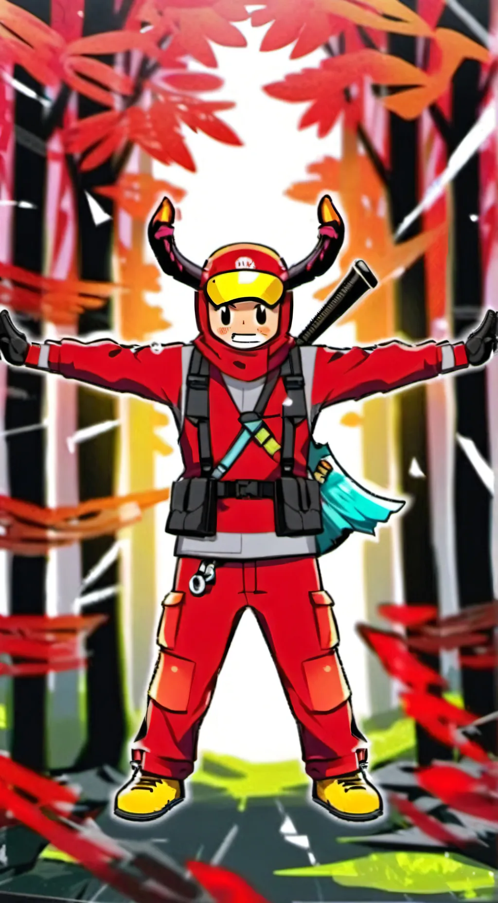 ai character: Oh my fellas mem￼ background