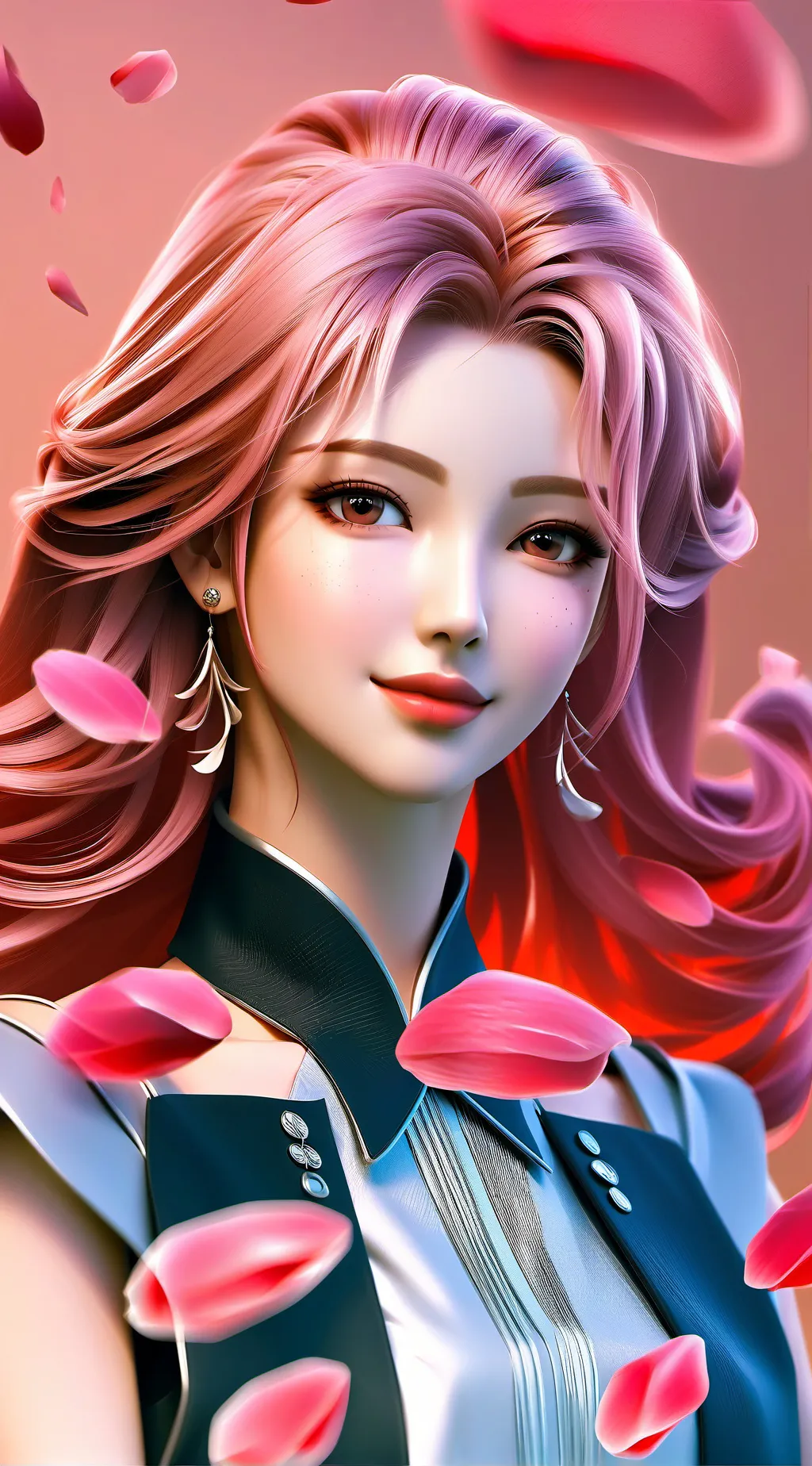 ai character: Sakura Bloom background