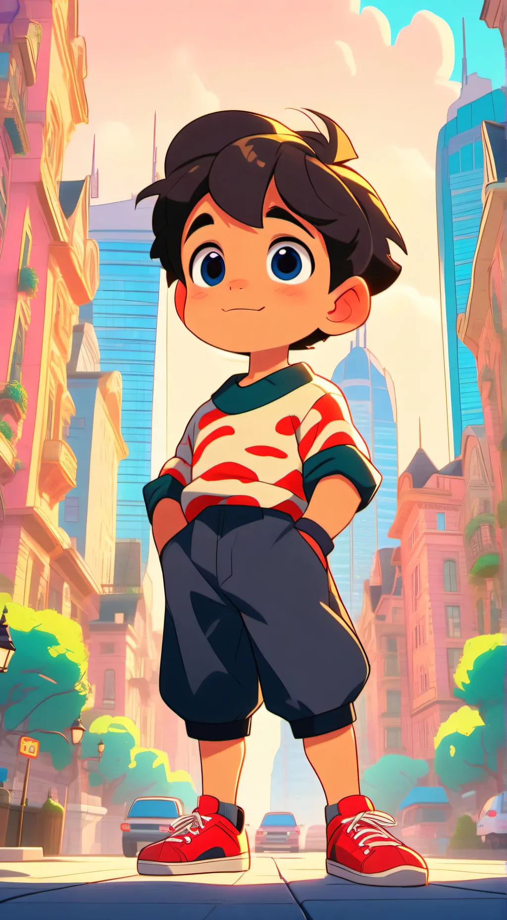 ai character: Giant Child background