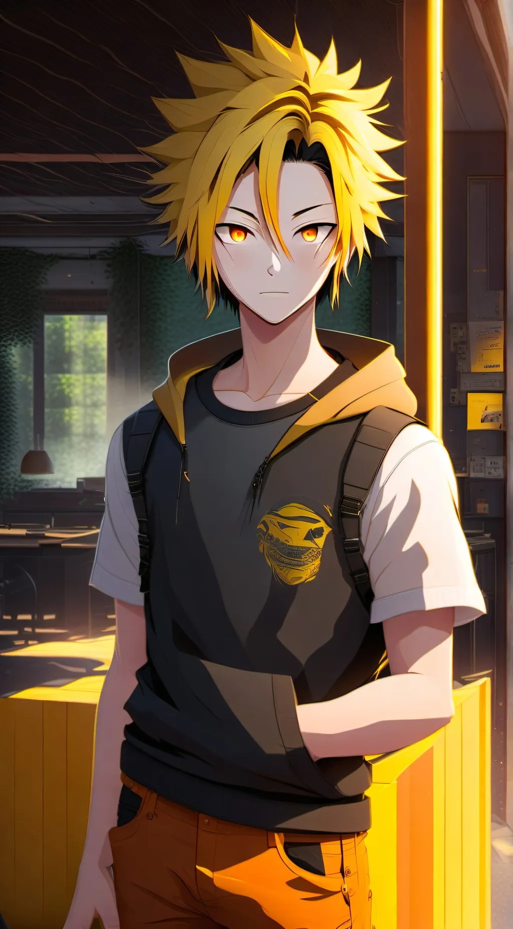 ai character: ⚡Denki Kaminari⚡ background