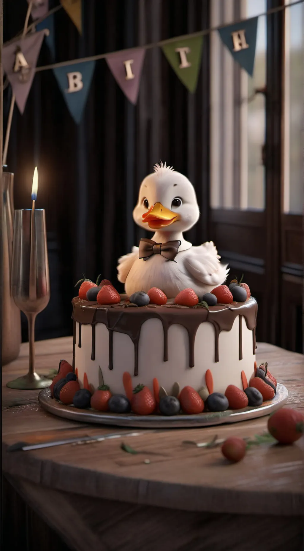 ai character: a special day background