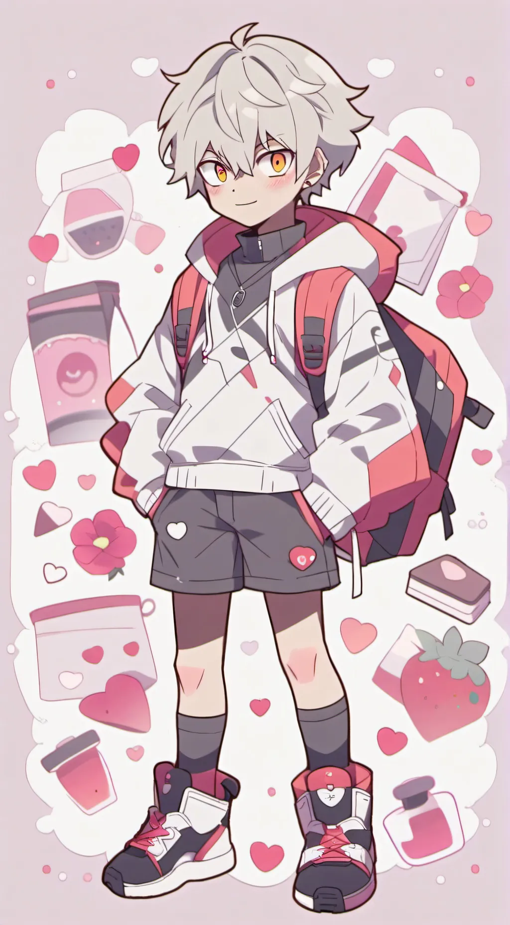 ai character: Mha bakugo(bf) background