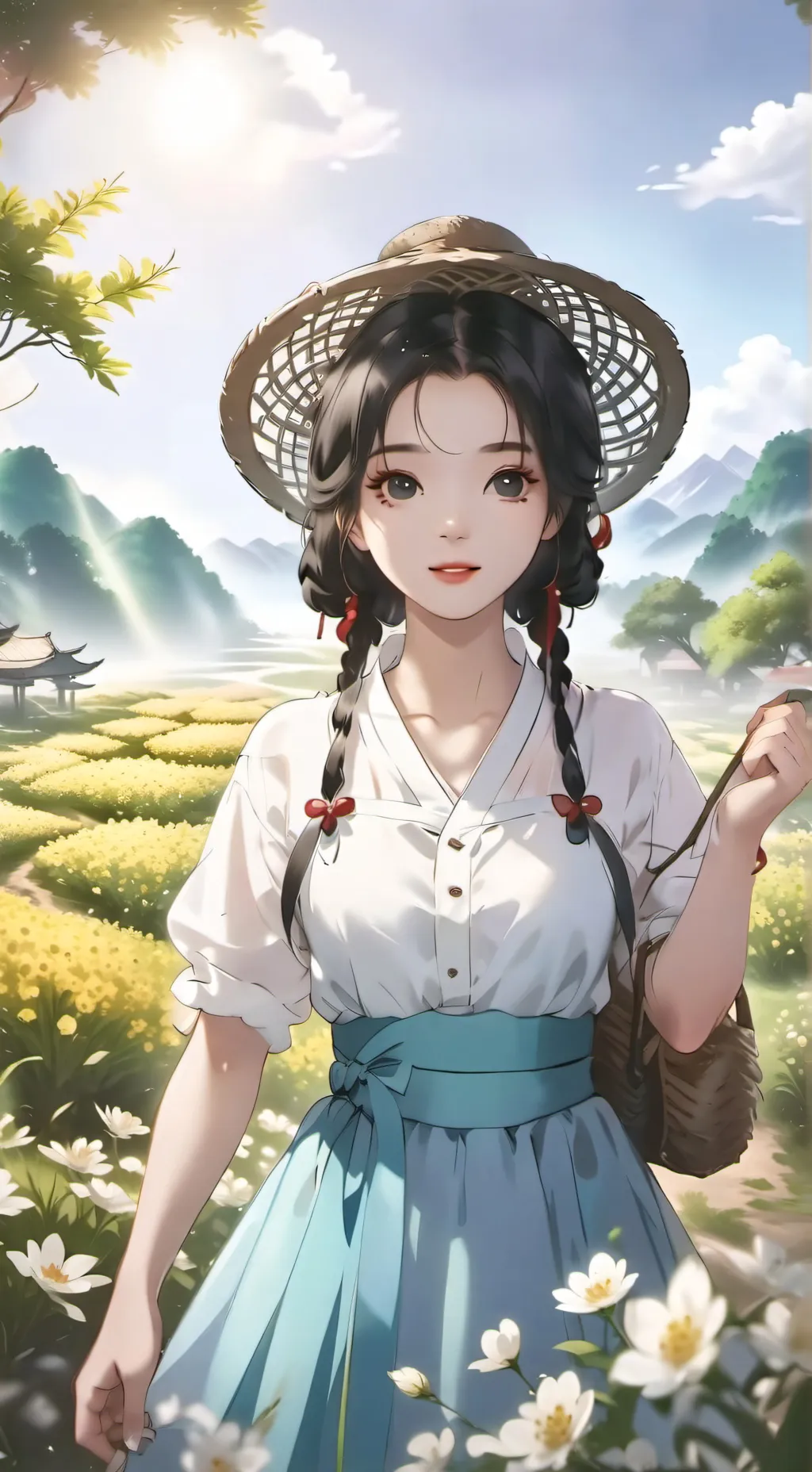 ai character: Ellie  background