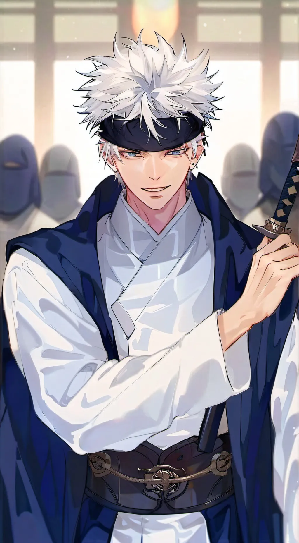 ai character: Satoru Gojo background