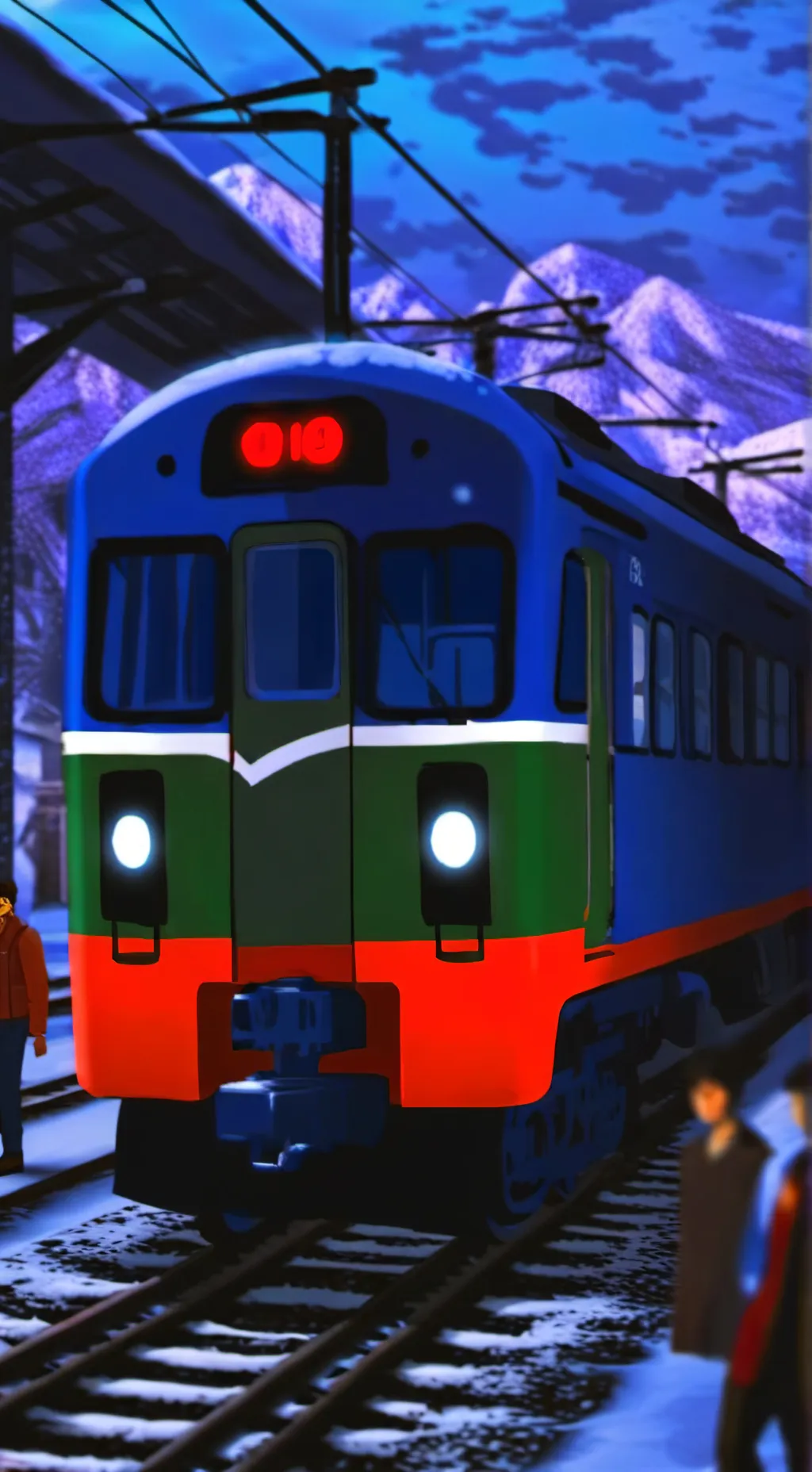 ai character: Monster metro background