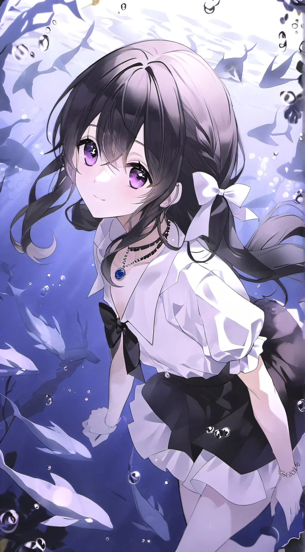 ai character: Drown Me! (Song) background