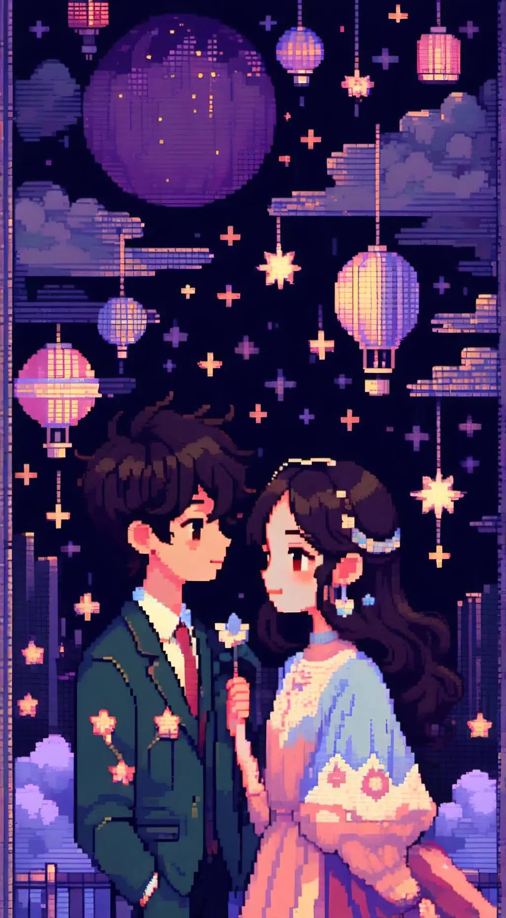 ai character: 🟢Leo y Lucy 🟣 background