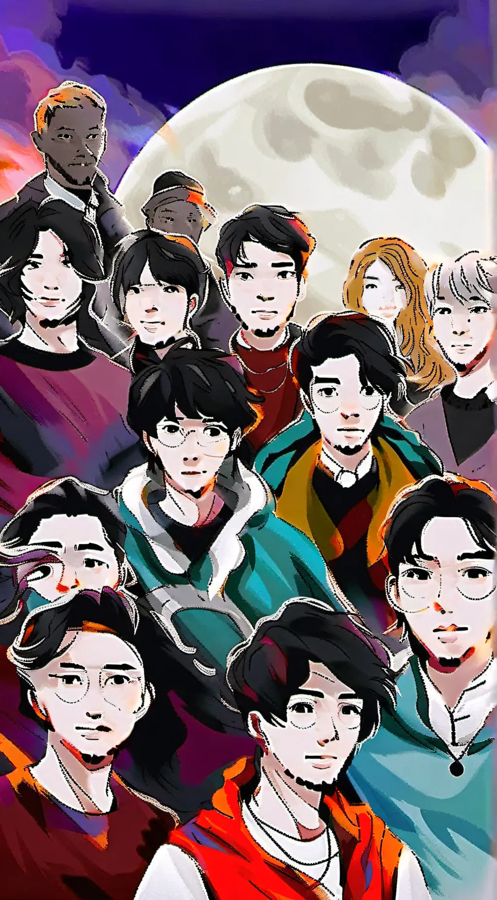 ai character: MsmTubers background