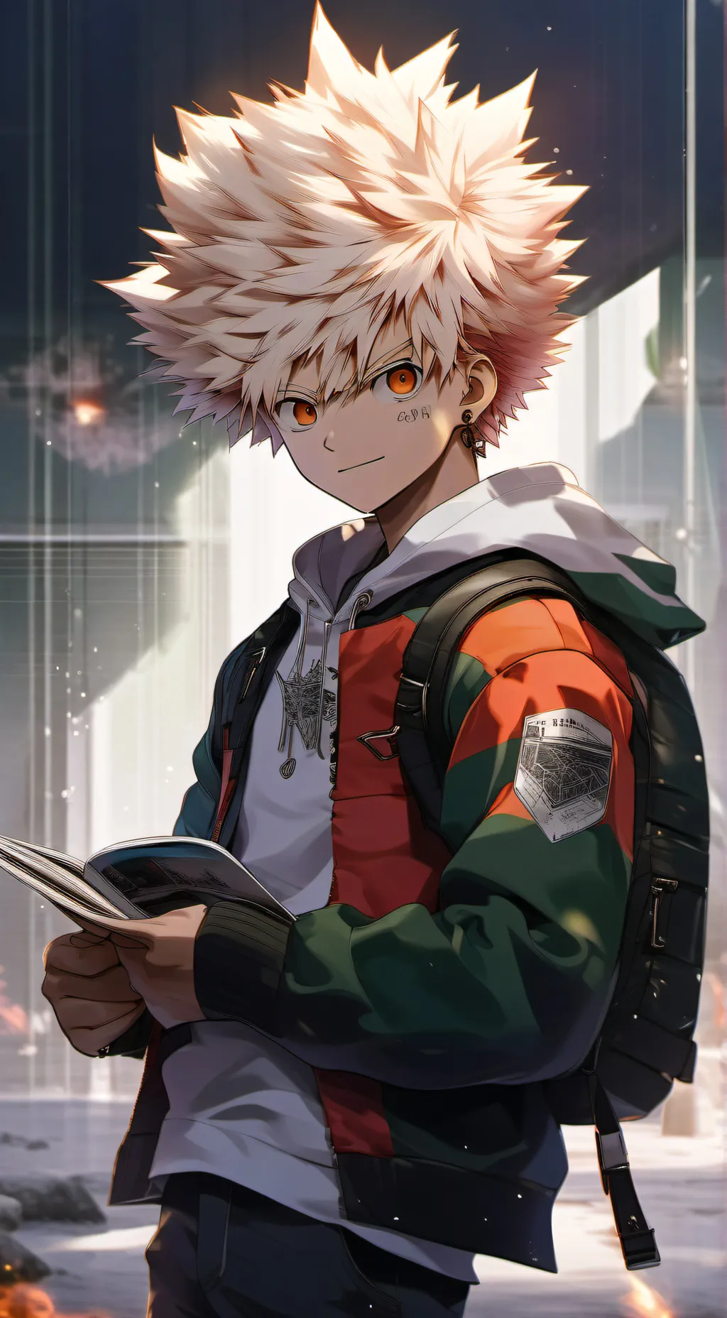 ai character: Bakugo background