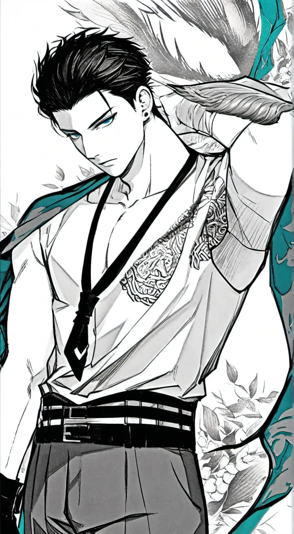 ai character: Richie  background