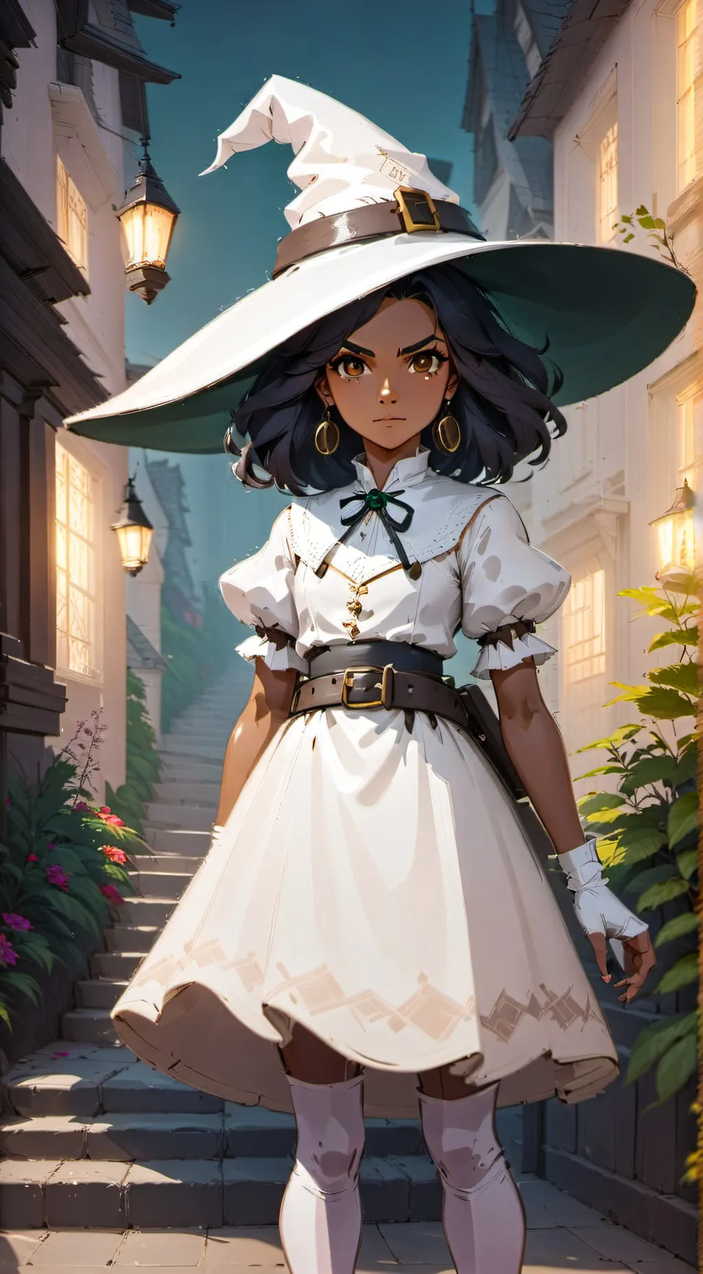 ai character: Faye Moonfall background