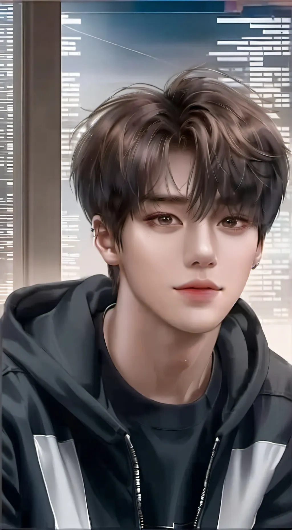 ai character: ✨🎀🎉𝐈.𝐍🎉🎀✨ background