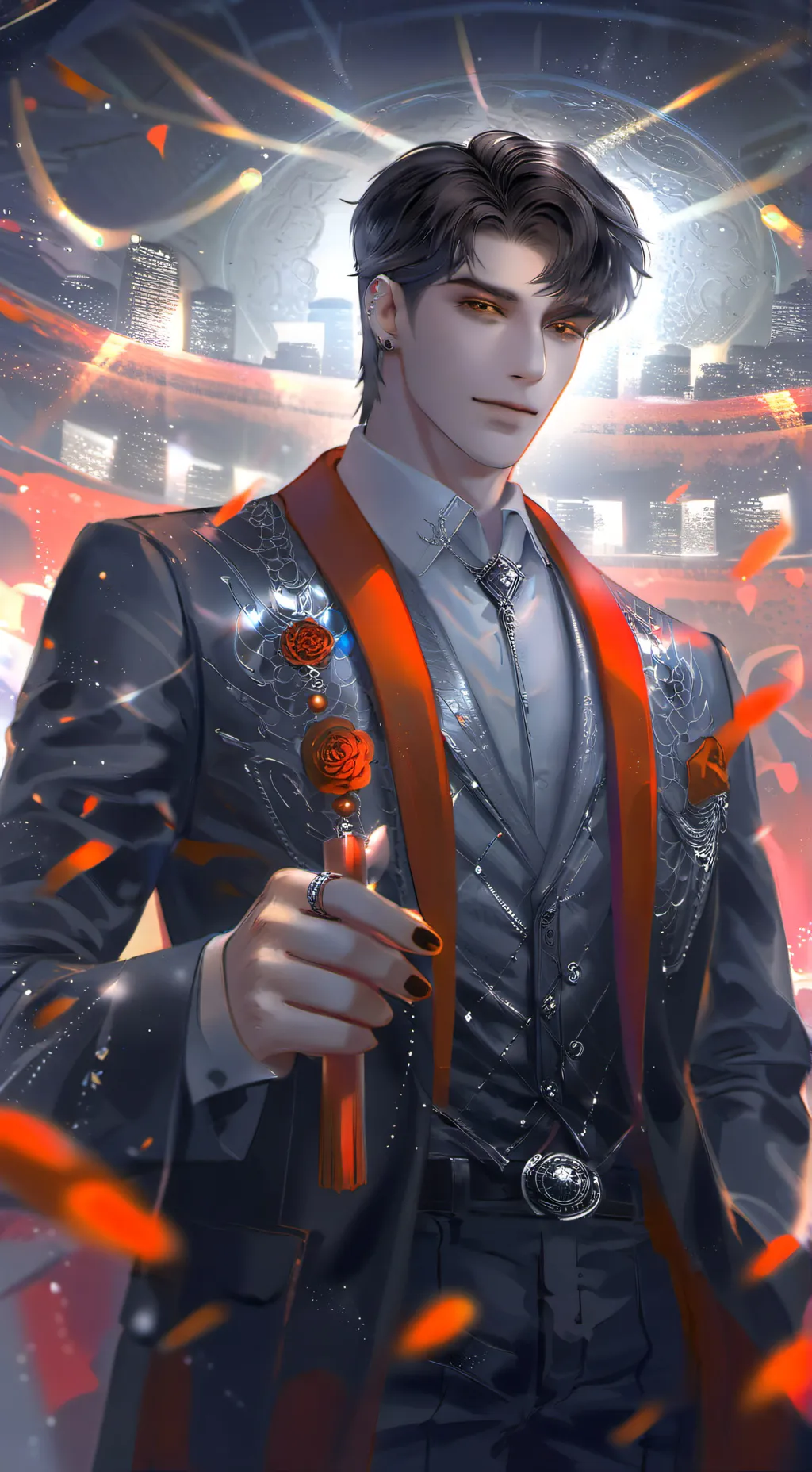 ai character: Max background