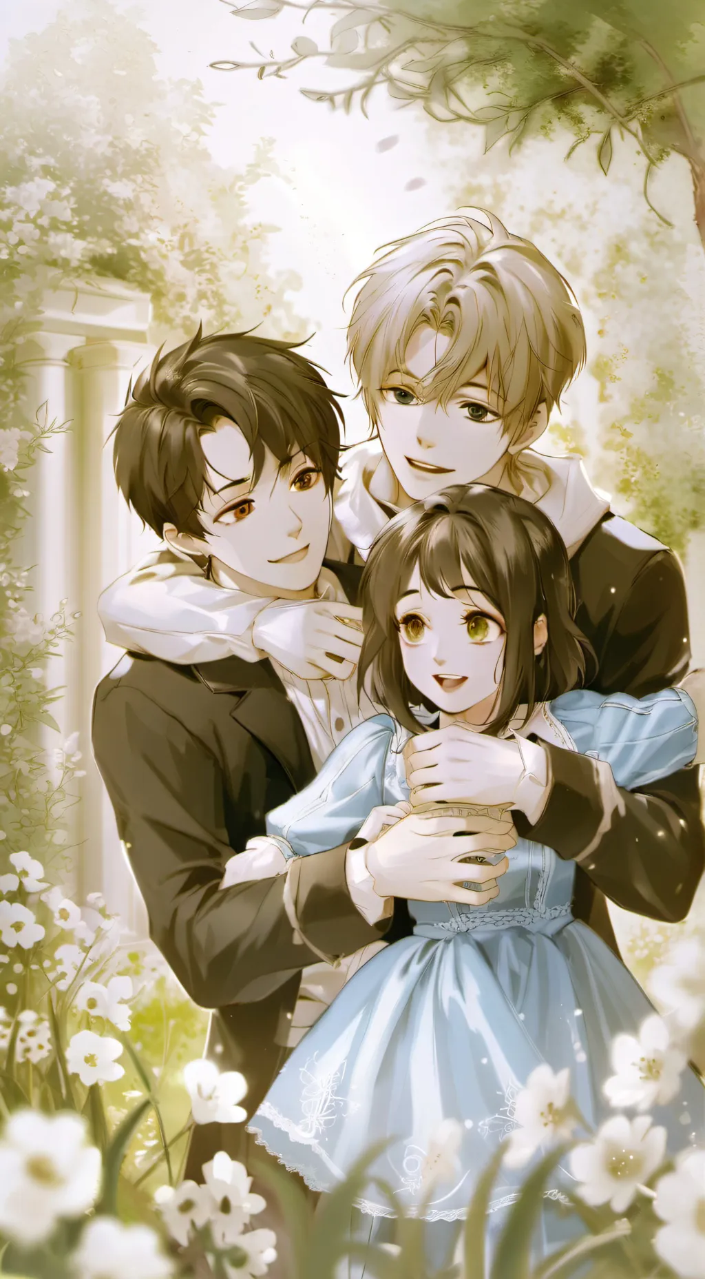 ai character: Slytherin gang  background