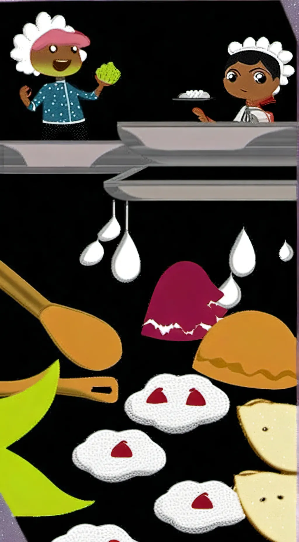 ai character: Glisten background