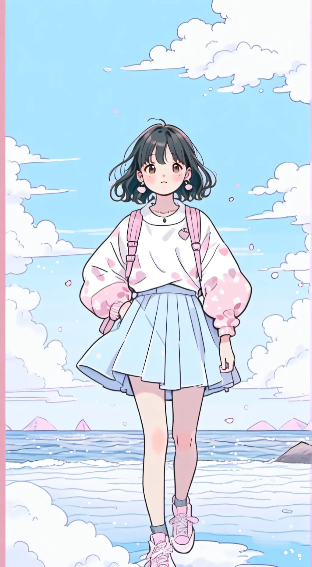 ai character: Squid Game background