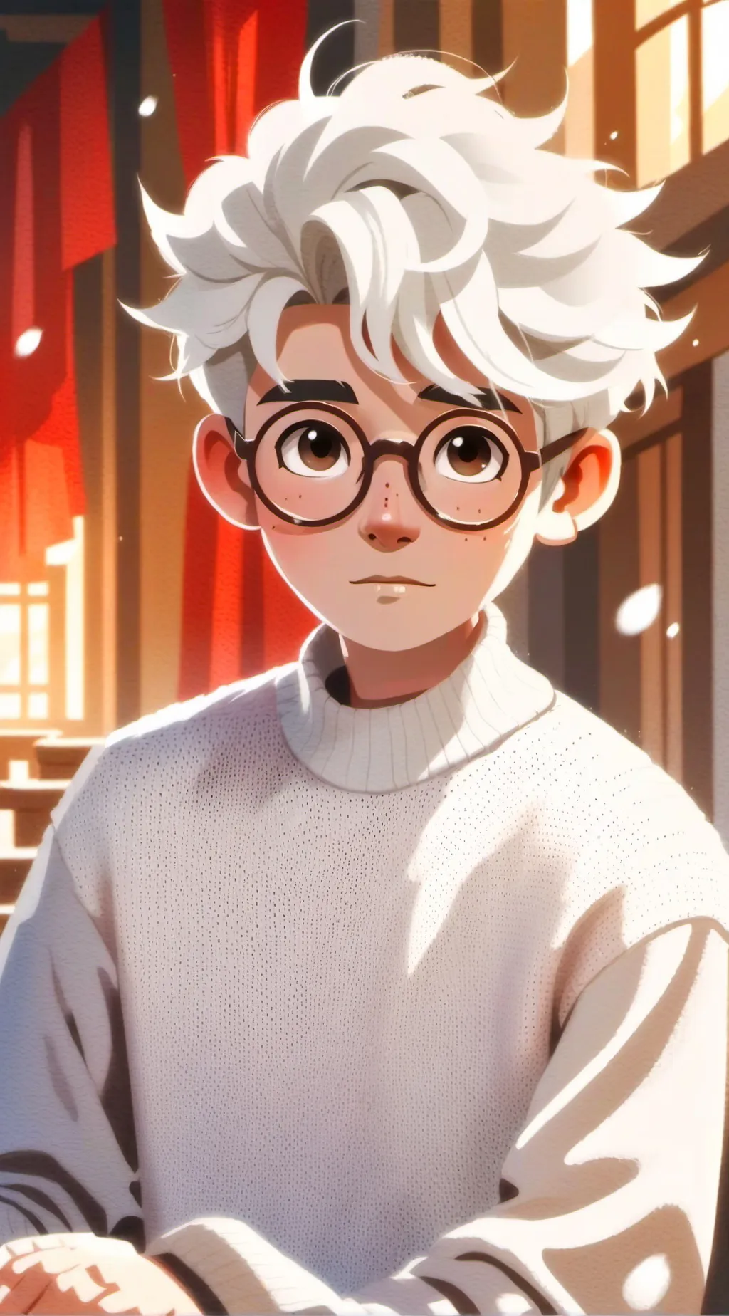 ai character: ⚪Ray❄️ background