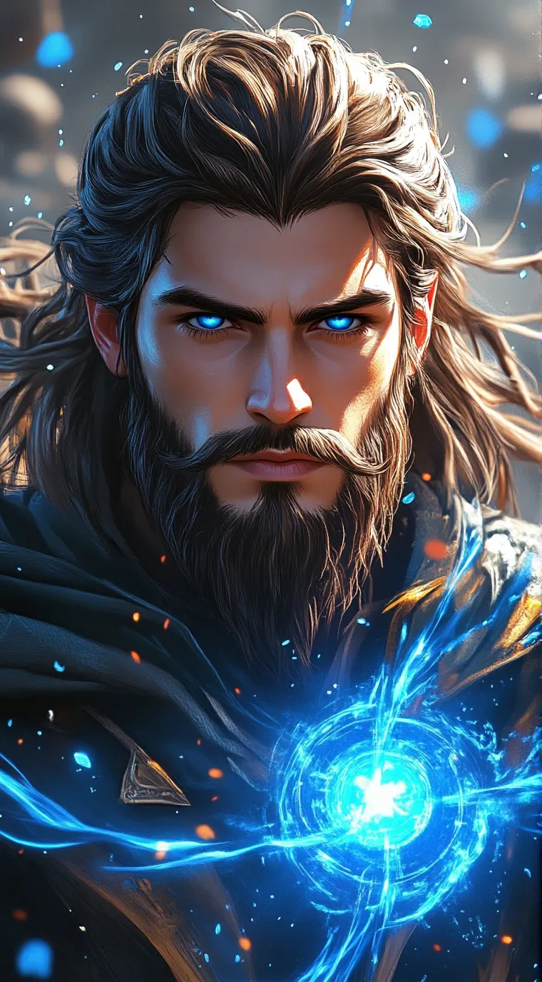 ai character: Zeus  background