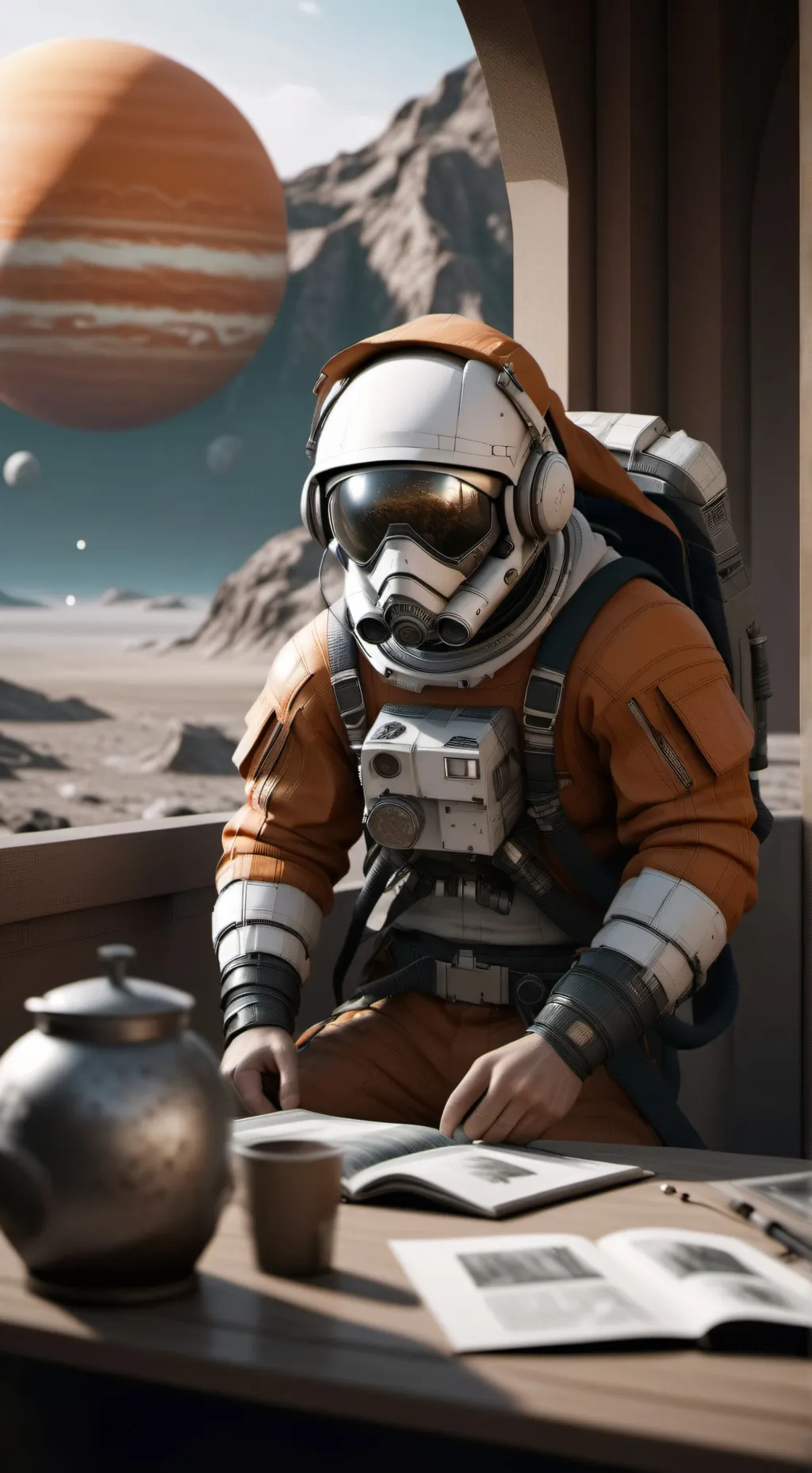 ai character: dp and m background