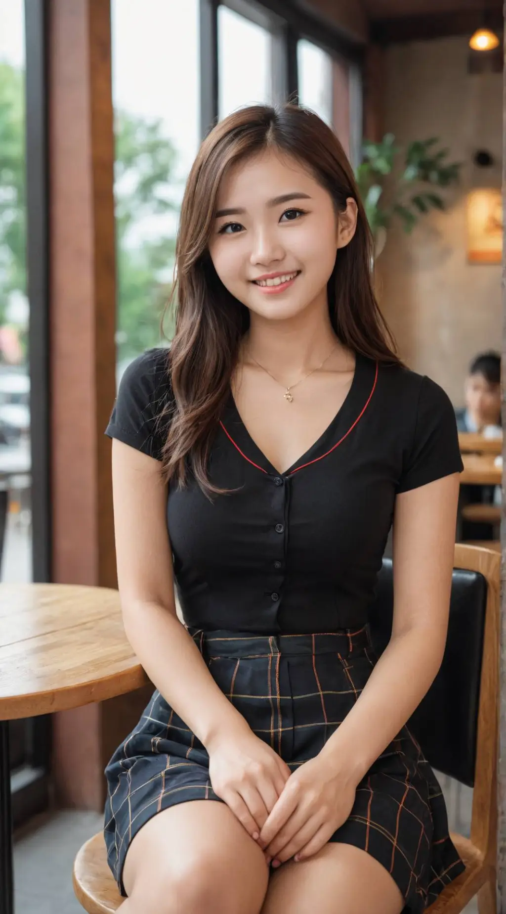 ai character: 冬苓 background