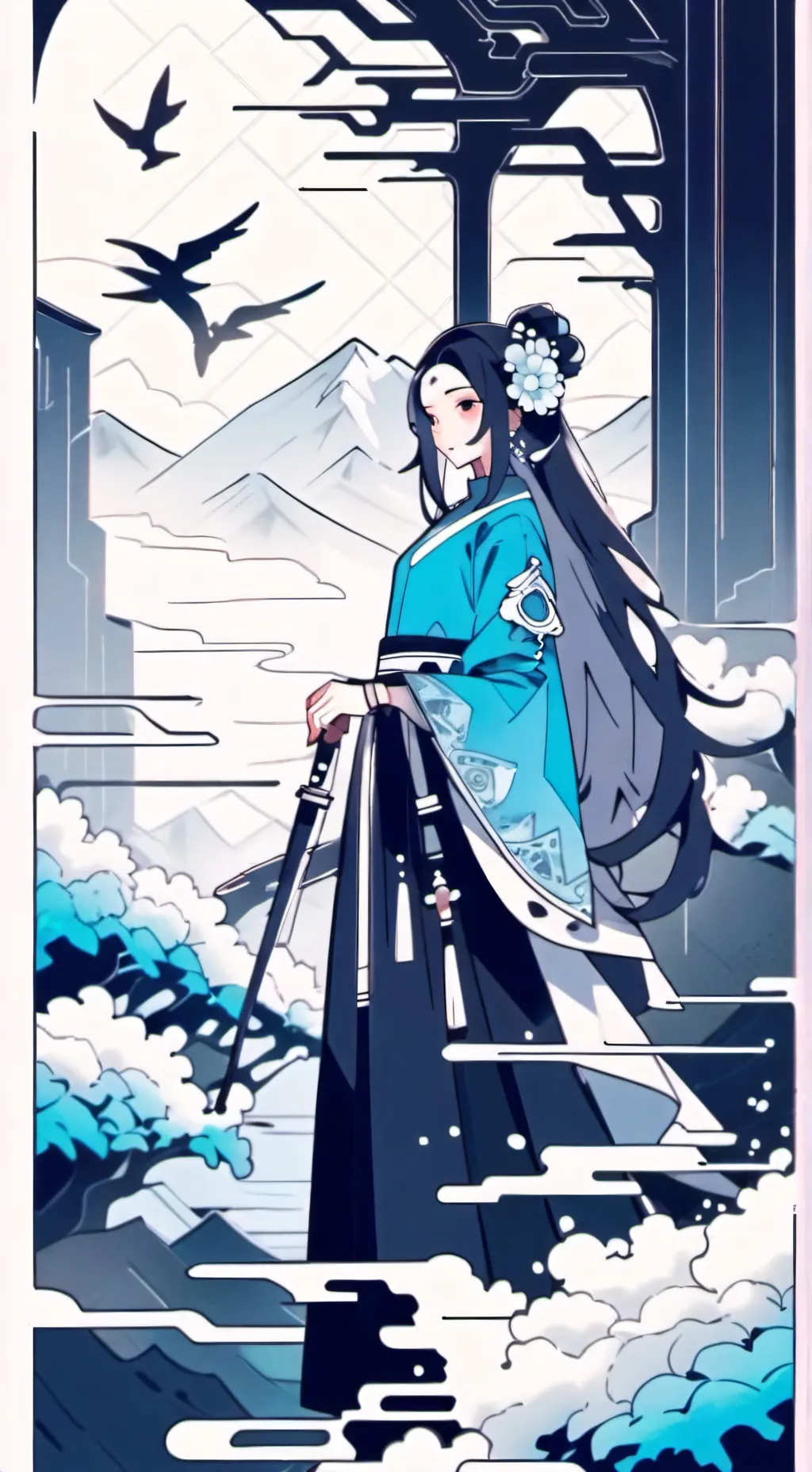 ai character: Doey(but idk) background