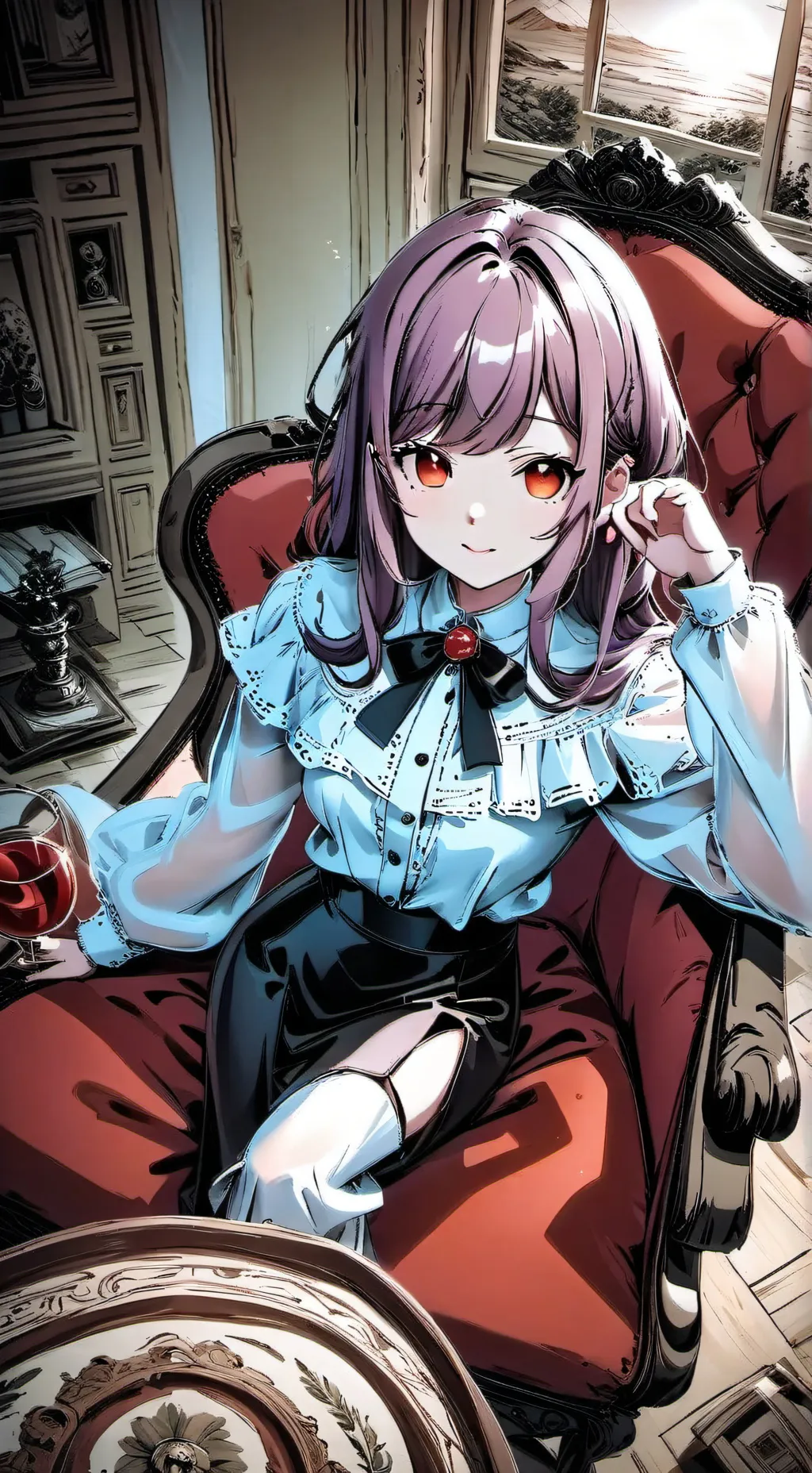 ai character: Карина background