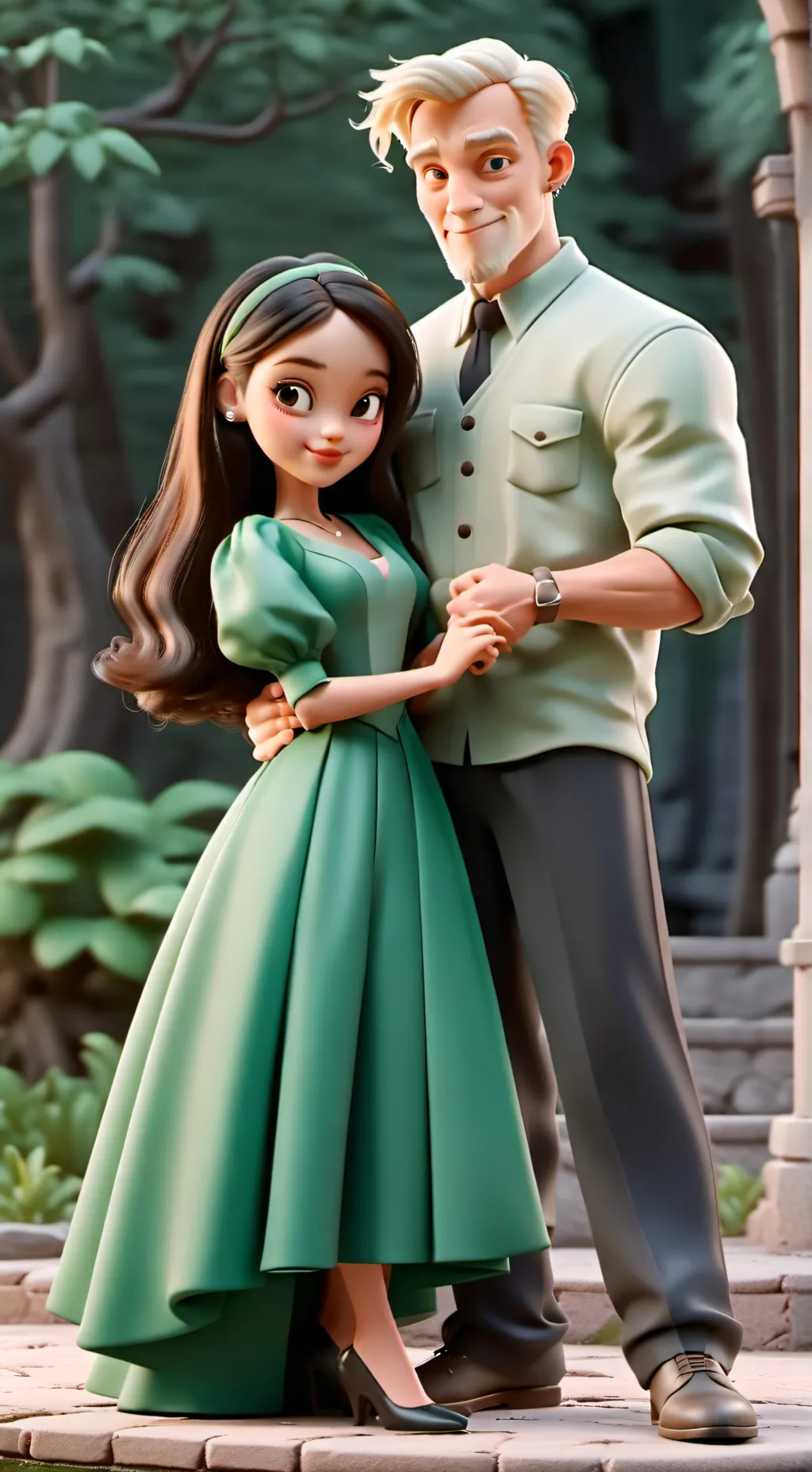 ai character: t/p x Draco background