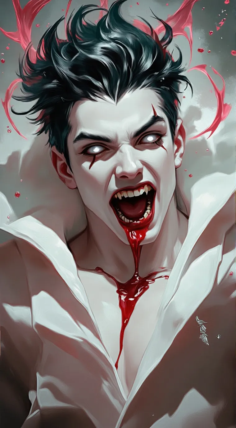 ai character: Damon  background