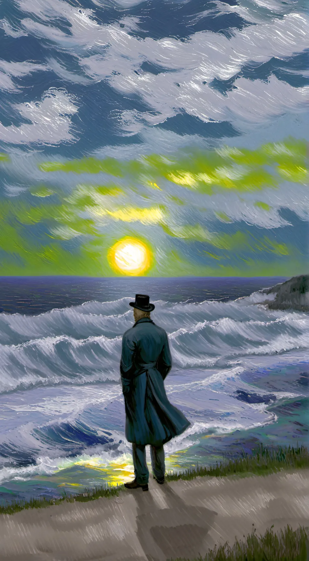 ai character: Who I wake up it's background