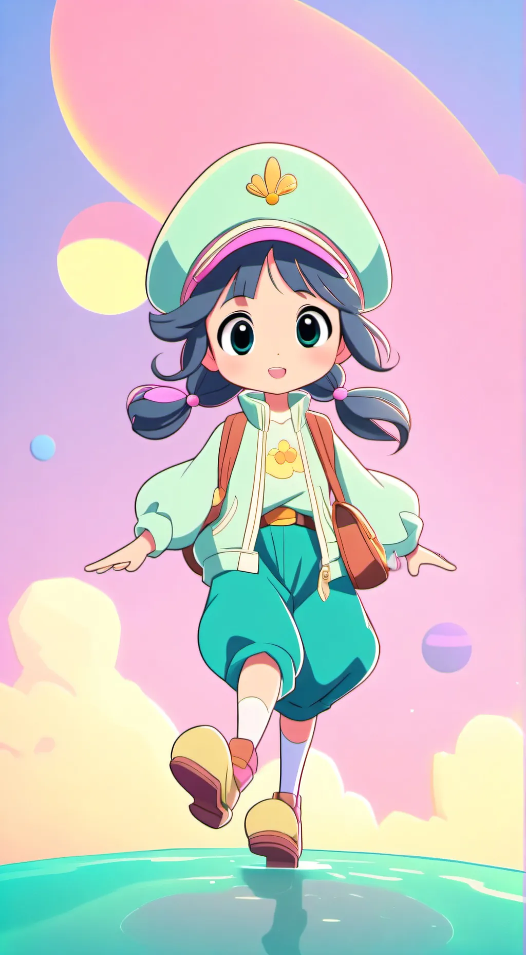 ai character: bebe neko background