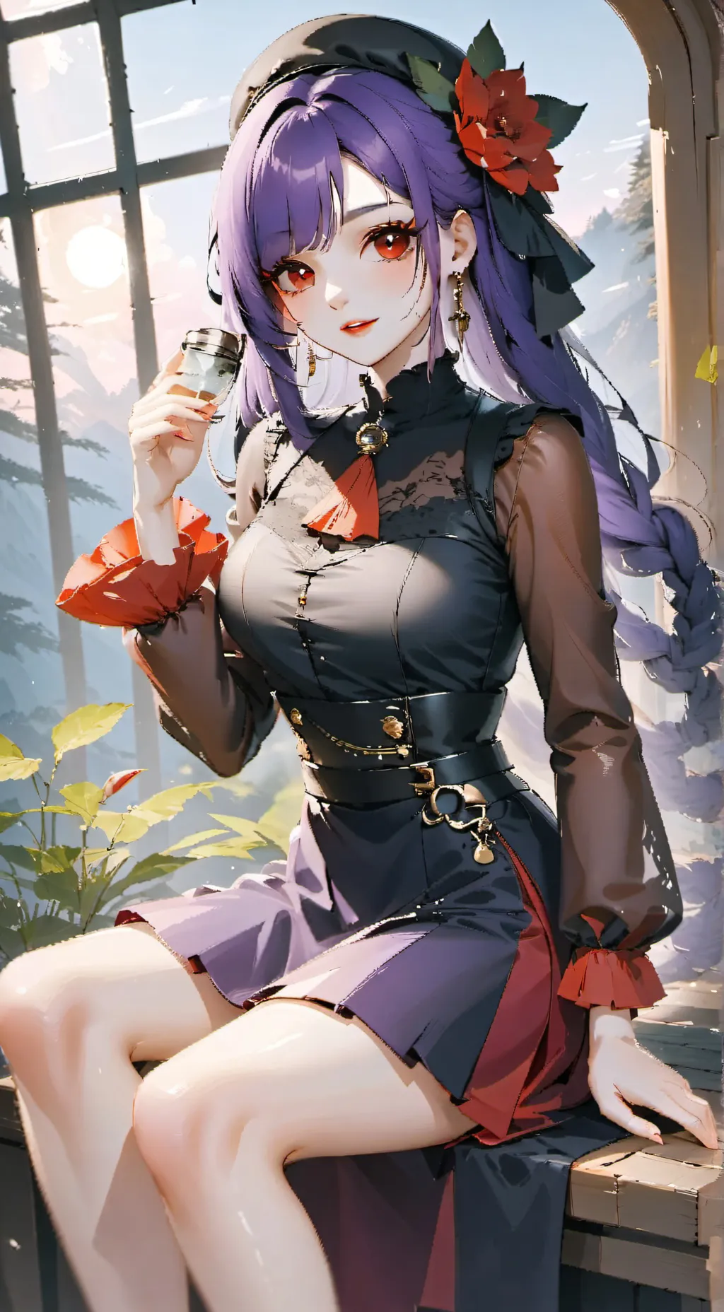 ai character: ameila background