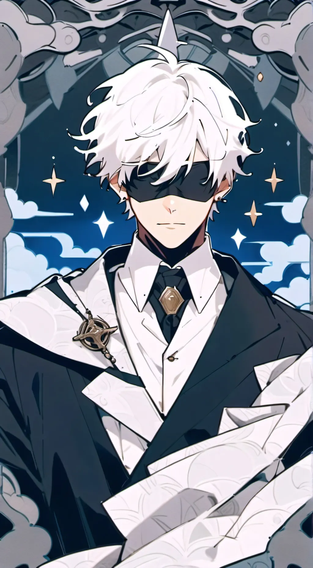 ai character: Saturo Gojo background