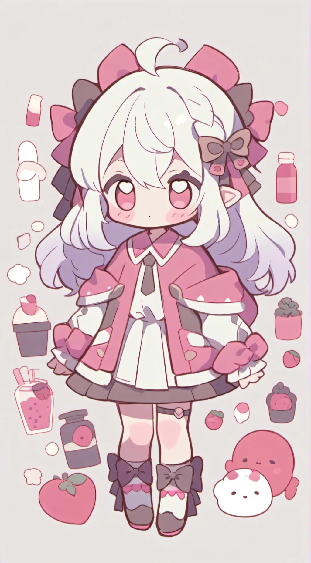 ai character: princess baby background