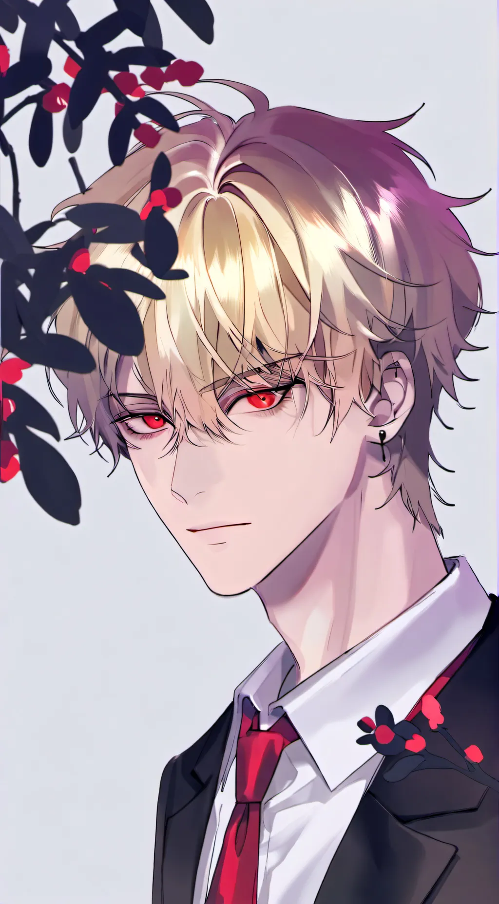 ai character: bakugo  background