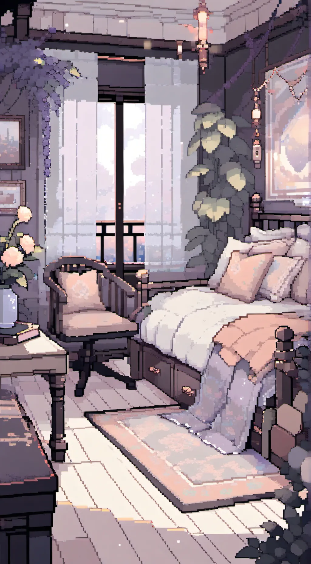 ai character: 🍄ᗰᕼᗩ ՏᒪᗴᗴᑭOᐯᗴᖇ 🍃 background