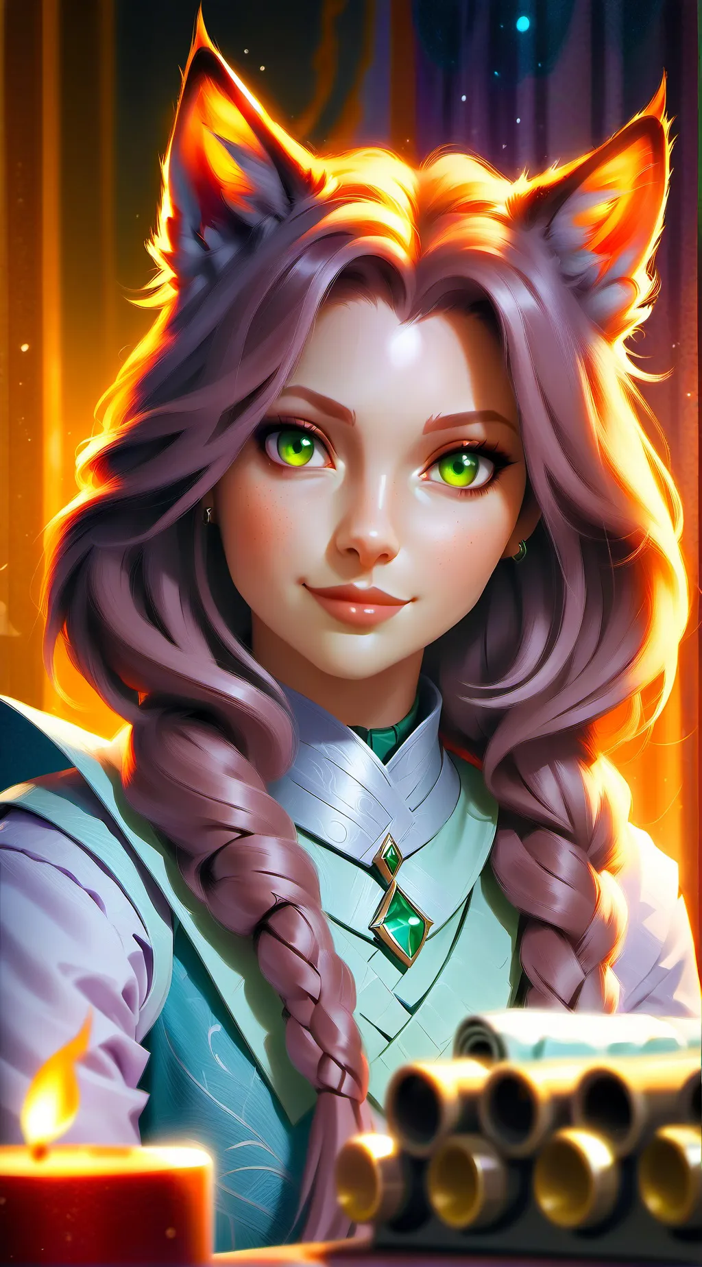 ai character: Whiskers background