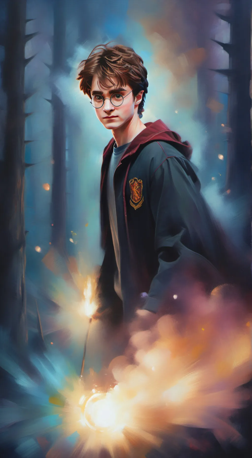 ai character: "Harry's life" background