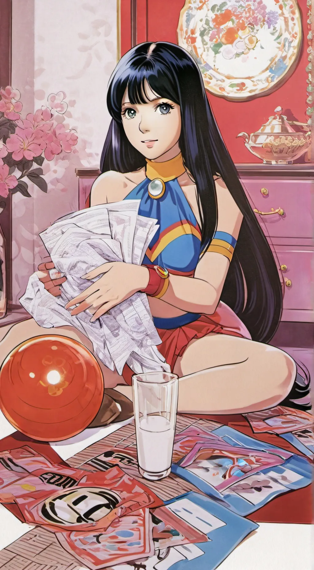 ai character: ♡Lalisa♡ background