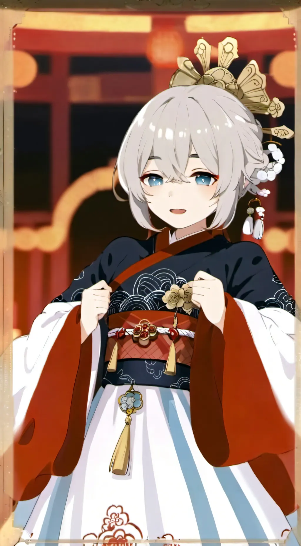 ai character: Hamako  background