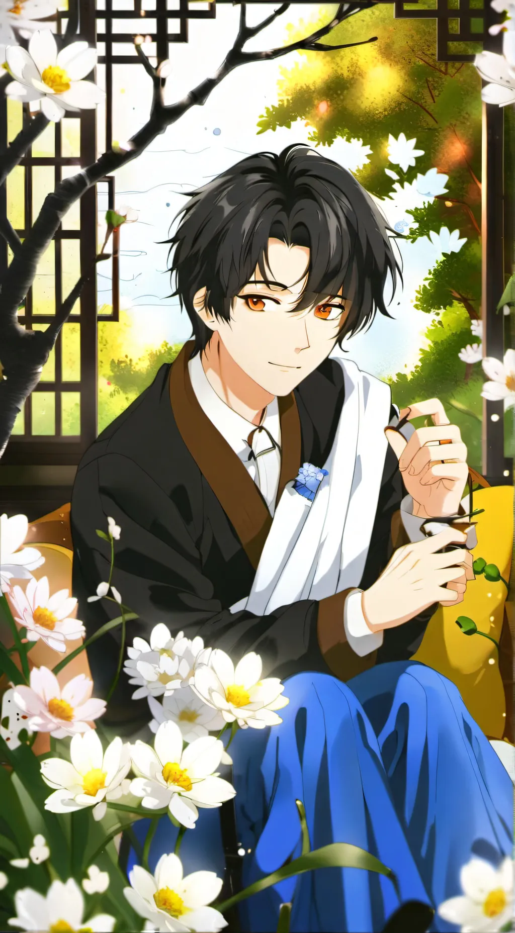 ai character: Ранин background