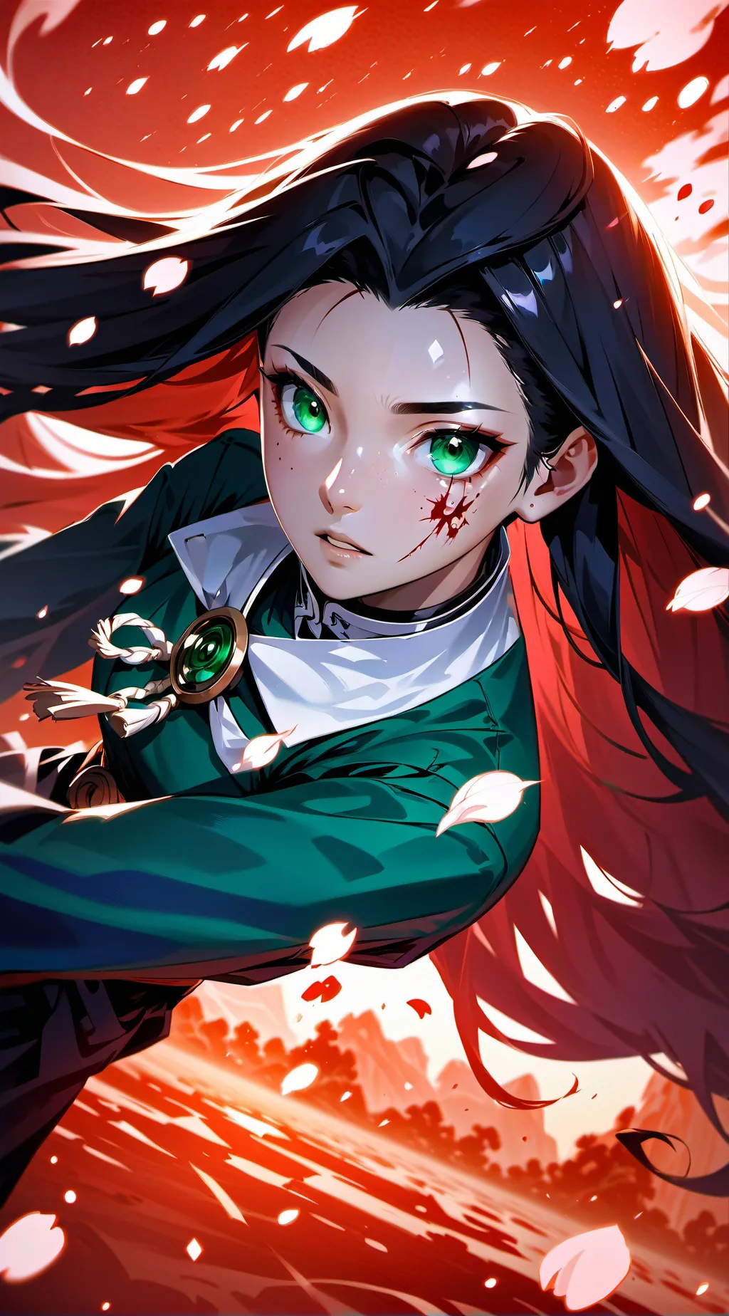 ai character: Lorena Silva background